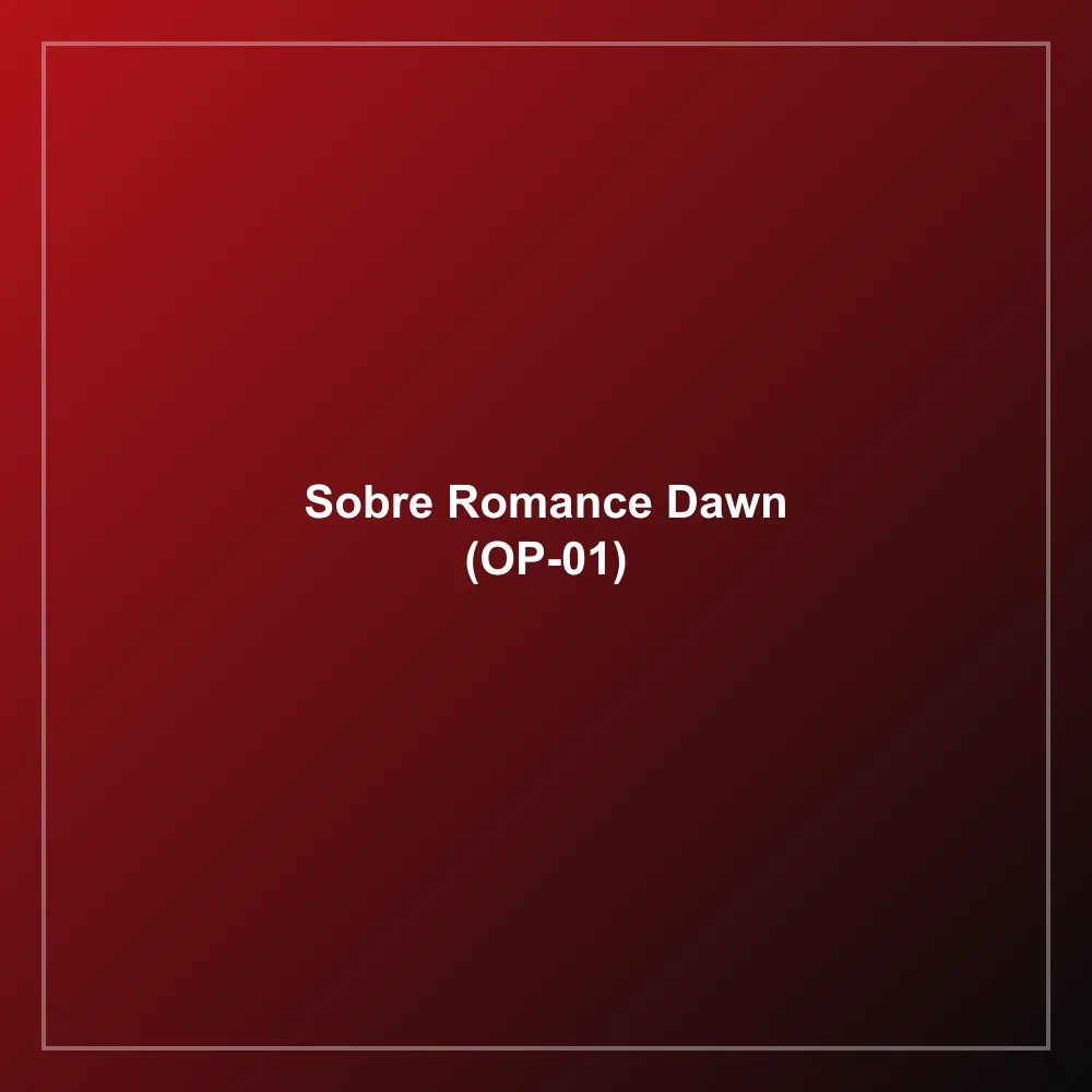 Sobre Romance Dawn (OP-01)