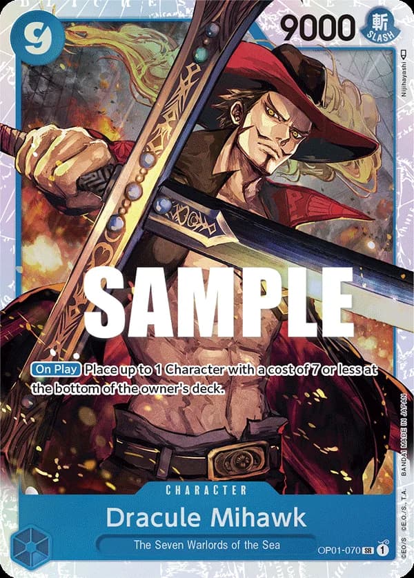 Dracule Mihawk - Romance Dawn (OP01-070)