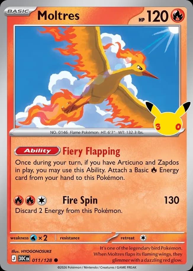 Moltres - 30th Celebration #11