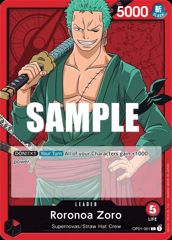 Roronoa Zoro - Romance Dawn (OP01-001)
