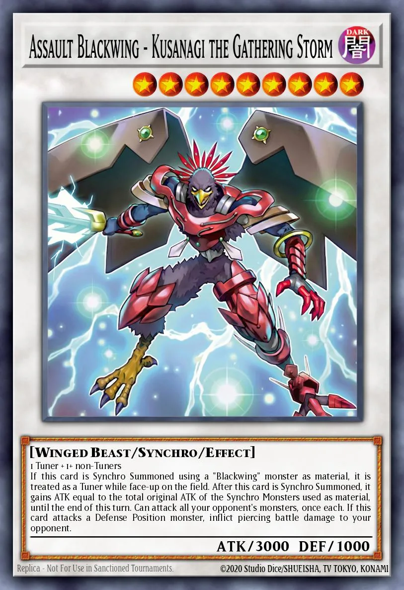 Assault Blackwing - Kusanagi the Gathering Storm - Magnificent Monsters