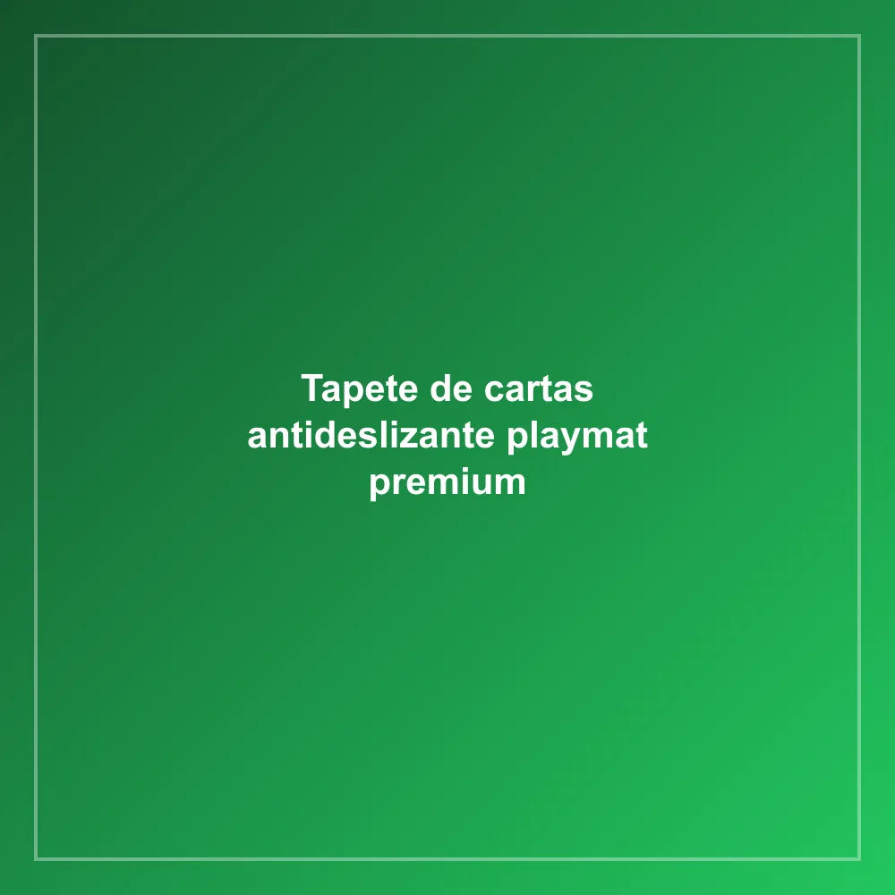 Tapete de cartas antideslizante playmat premium